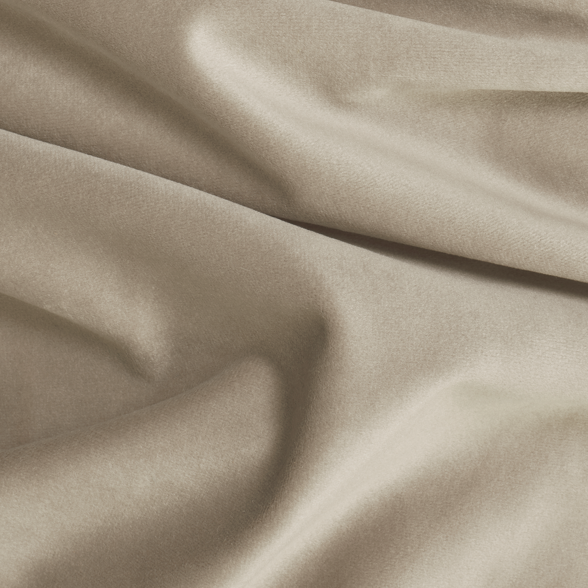 Zoom d'un tissu velours en beige