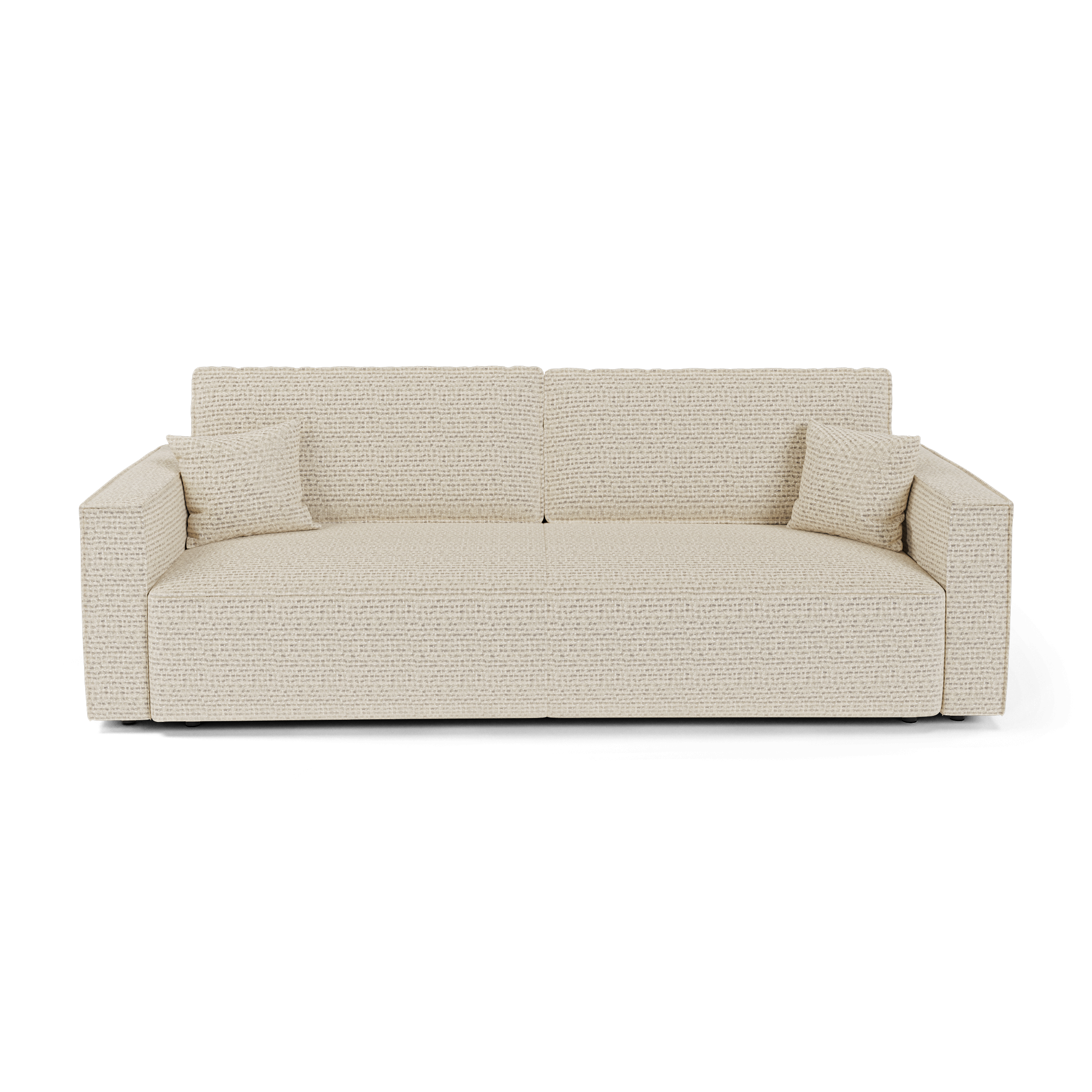 KELY convertible 4 places avec coffre noyer