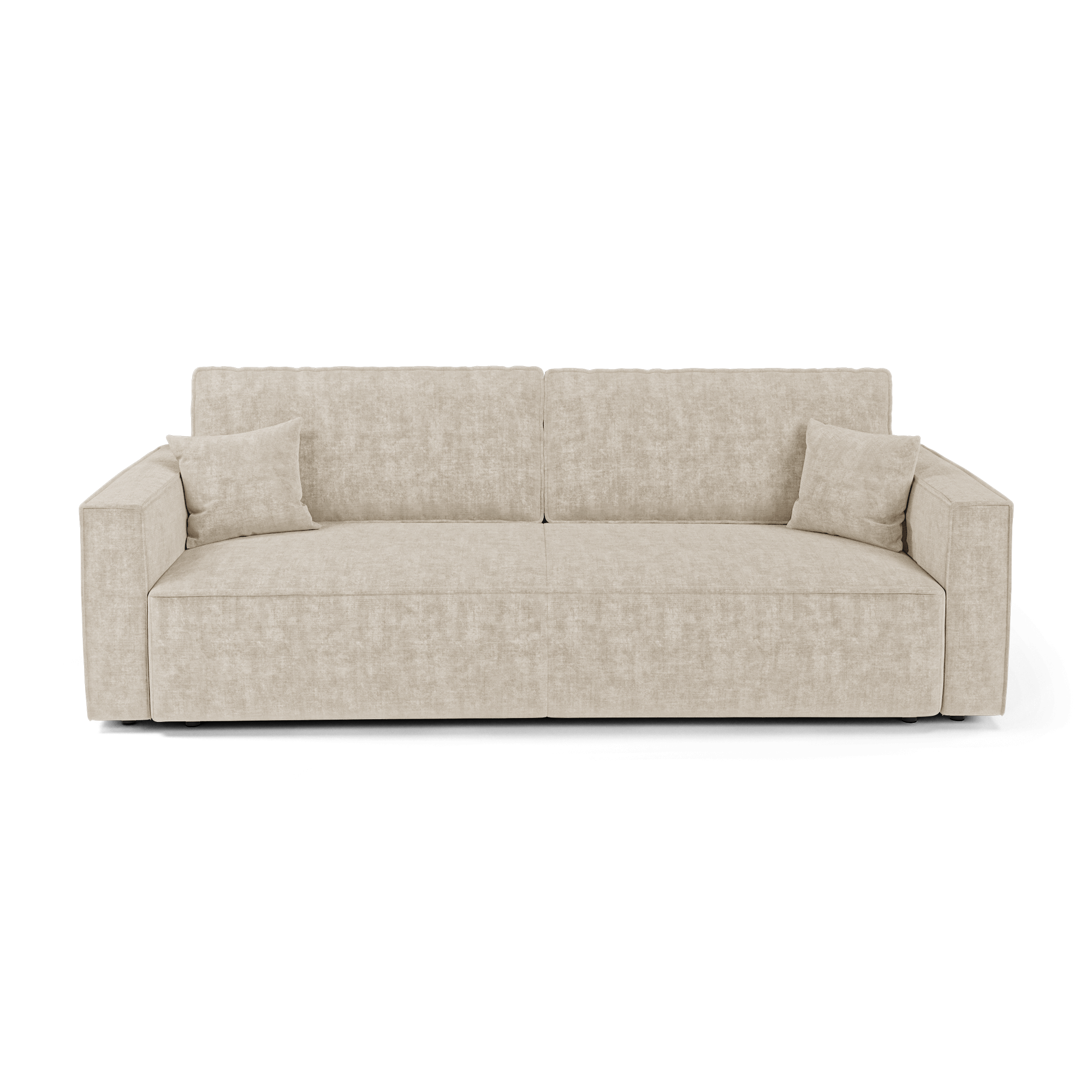 KELY convertible 4 places avec coffre noyer