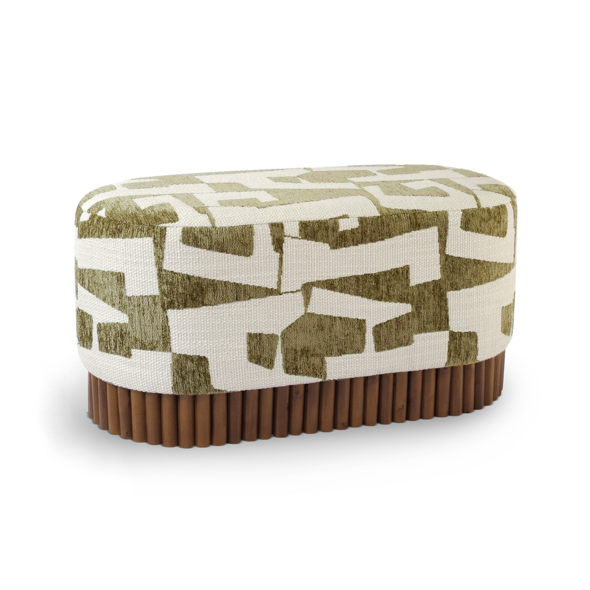 Banc ASH tissu texturé à motifs