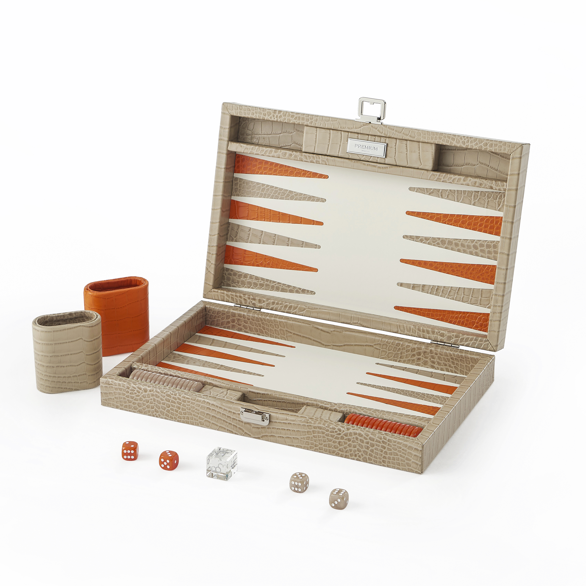 Backgammon en cuir - Medium